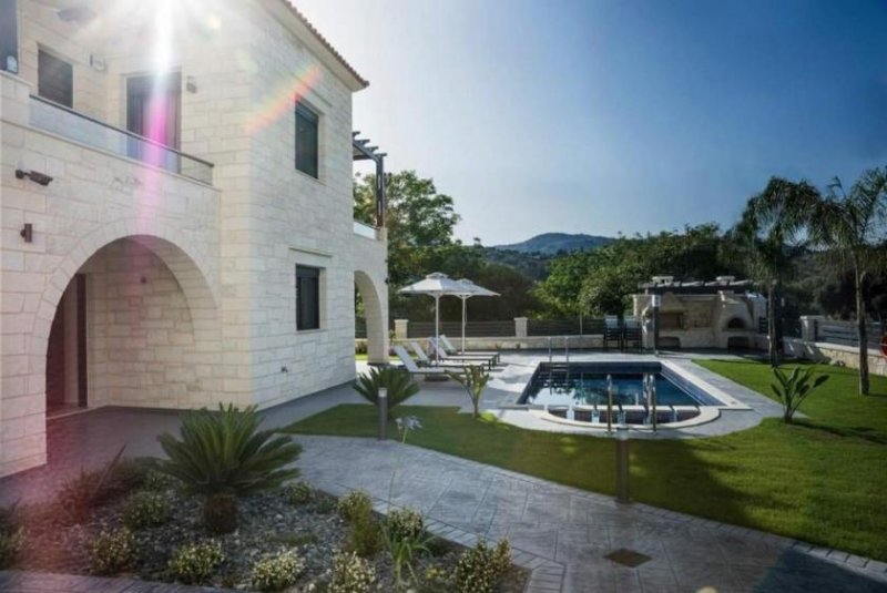 Almyrida Kreta - Steinvilla mit Pool in Almyrida zu verkaufen Haus kaufen